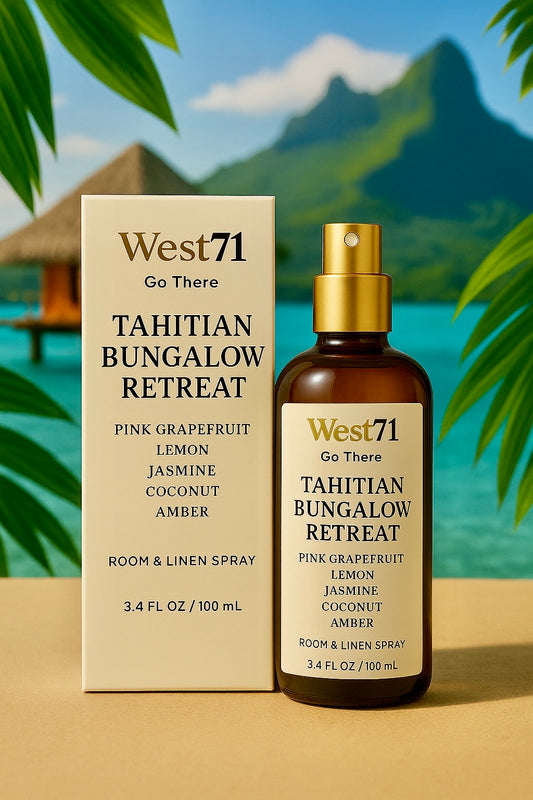 Tahitian Bungalow Retreat Room + Linen Spray